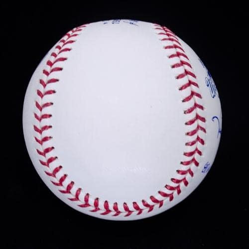 Mark McGwire 89 WS Champs potpisao je 1989. WS logotip bejzbol MLB certificiran - Autografirani bejzbol