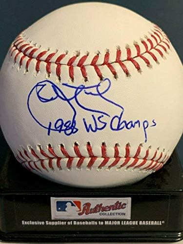 John Tudor Los Angeles Dodgers 1988 WS Champs potpisao OML bejzbol - Autografirani bejzbols