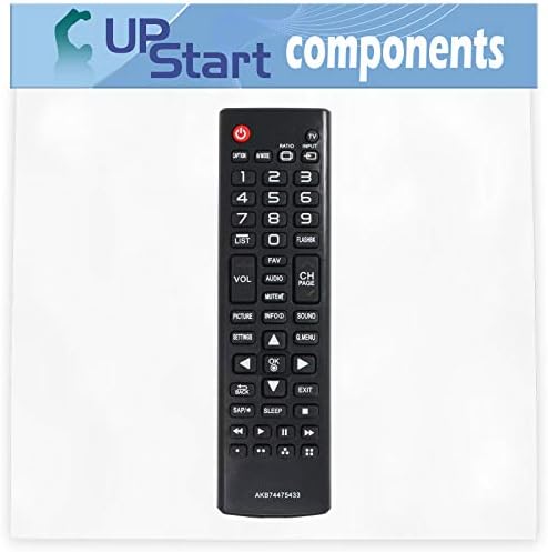 2 -pack AKB74475433 Zamjena daljinskog upravljača - Kompatibilno s LG 49UF6700UC TV