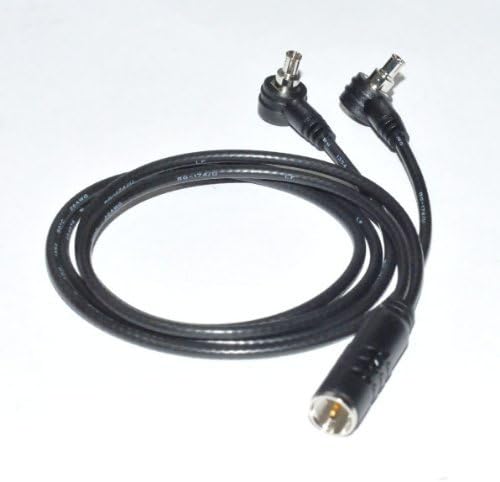Dvostruki utikač Adapter Adapter Adapter za kabel za pigtail za Netgear 341U USB modem AirCard 341U FME muški priključak