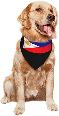 Filipini zastave kućni ljubimac štene štene mačke balaclava trokut bibs šal bandana ovratnik vrathief mchoice za bilo koji