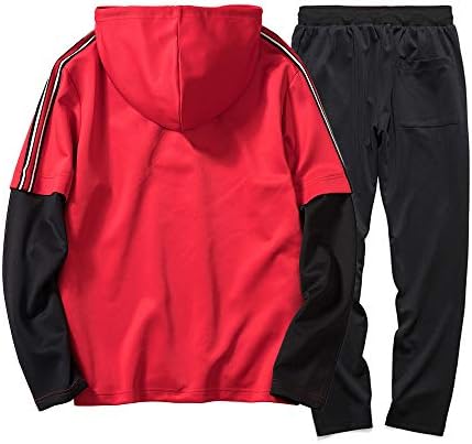 Ostely muško sportsko odijelo, jesenske zimske modne slova Twimheirt patchwork Top hlače sets postavlja treningssuit