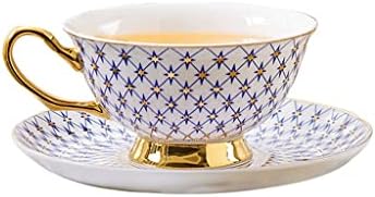 SDFGH Bone China šalice za kavu za kavu za popodnevni čaj čaše Tanju čaše čajevi čaše Postavite šalice za čaj od cvijeća