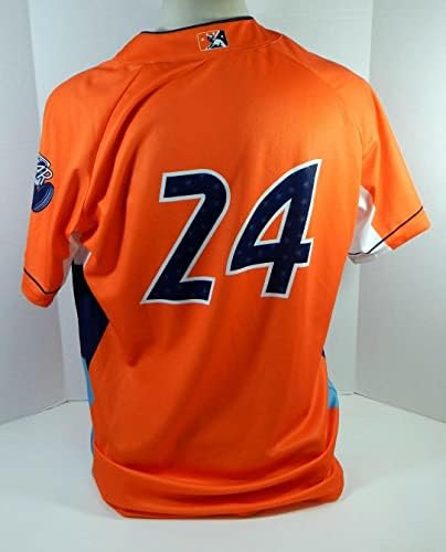 2020. Midwest League All Star Game Eastern Team 24 Igra izdana Orange Jersey 93 - Igra korištena MLB dresova