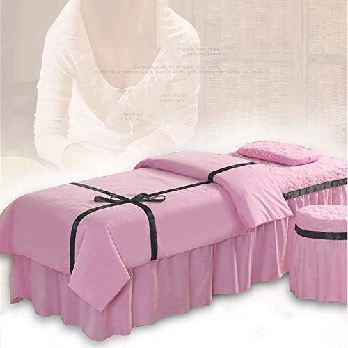 Zhuan masažni stol set s limu s rupama za odmor, masaža kreveta suknja jastuka otporna na mrlju kozmetički salon pokrivač