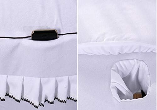Setovi lima s masažnim tablicama, solidna boja nordijska čipka 4 PC pokrivača za ljepotu salona SPA SPA list+pokrivač za
