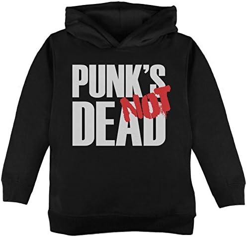 Punk's Not Dead v3 crni mališani hoodie
