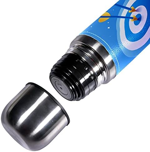 SDFSDFSD 17 Oz Vakuum izolirana boca od nehrđajućeg čelika Sportska kava za kavu TUNESKA Tikvica omotana koža omotana BPA