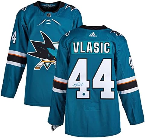 Marc -Edouard Vlasic San Jose Sharks Autografirani Adidas Jersey - Autografirani NHL dresovi