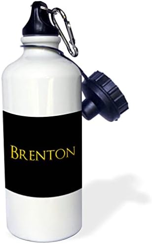 3Drose Brenton Prekrasno ime dječaka u Americi. Žuta na crnoj boji - boce s vodom