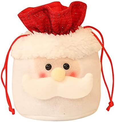 DBYLXMN SANTA KONTAORSKE RAMS TAG TORK KIDKA 1PCS Torba za crtanje pamučne poklon božićne torbe snjegovića djeca Alati za