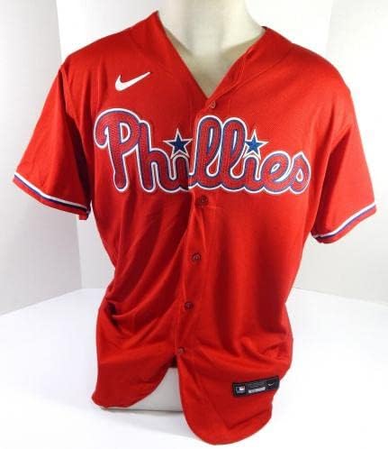 Philadelphia Phillies Hunter Stovall 23 Igra je koristila Red Jersey ex St BP 46 361 - Igra korištena MLB dresova