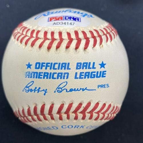Larry Yogi Berra potpisao je nadimak bejzbol PSA/DNK - Autografirani bejzbols