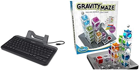Belkin Wired tipkovnica za Apple iPad - Stand za tablete za Apple iPad, iPad Pro & ThinkFun Gravity Maze Marble Run Igra