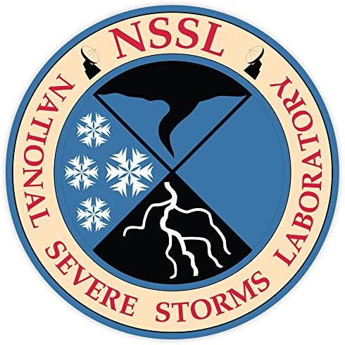 Nacionalna laboratorijska naljepnica Nacionalne oluje naljepnica 4 x 4
