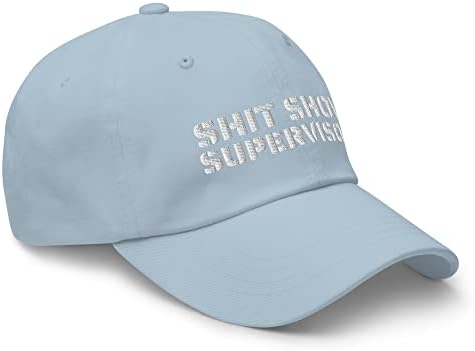 Creativetees4you shit show supervizor - smiješni citati šeširi za muškarce, smiješni šešir, word pin šešir, izreke sarkazam