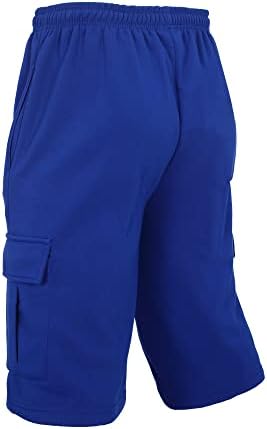 WearLink muški trkački teretni kratke hlače Capri Jogger hlače s džepovima za izvlačenje džepova dužine koljena trčanje trening