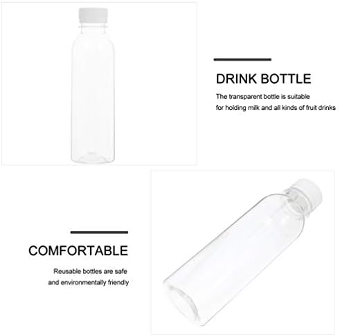 Boce za sok od boca s kabinom za višekratnu upotrebu 30pcs 250ml boce za pakiranje očigledni skupni kontejner za piće Domaća