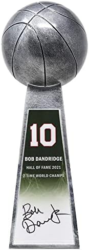Bob Dandridge potpisao košarkaški prvak 14 inča replika Silver Trophy - Košarka s autogramima