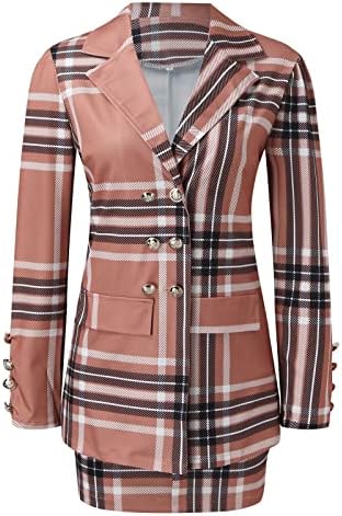 Business Casual Blazer odijelo Blazer Jackets For Women Working Blazer Dress Dvodijelni uredski odijelo 2023 Modna odjeća