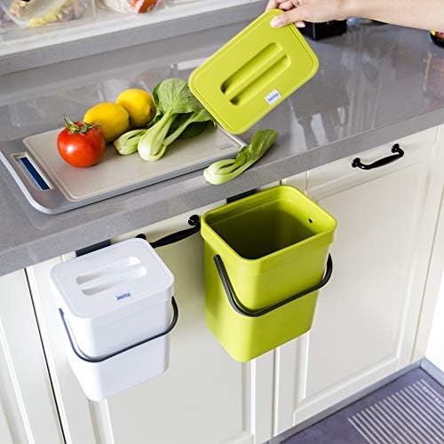 Jesintop Food Couse Mouse kante za kuhinju, spremnik za otpad od hrane bez mirisa, mala kanta za kompost s poklopcem s poklopcem,