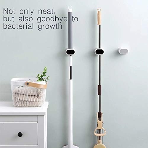 Shypt držač metle Zidni montirani kuhinjski mop držač kupaonice četkica za vješalice za metla za metla za odlaganje Organizator