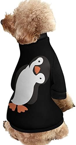 Pinguin smiješni tiskani kućni ljubimci s kombinezonom pulovera za pulover za pse mačke s dizajnom