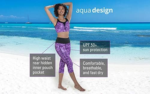 Aqua Design Capri gamaša za žene: Visoki struk ošišane ženske noge