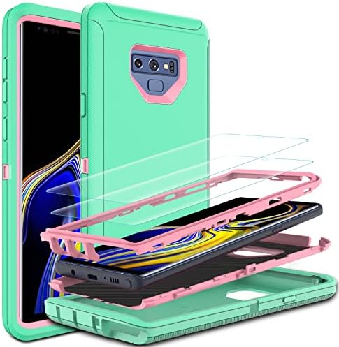 HONG-AMY za Galaxy Note 9 Slučaj, napomena 9 Slučaj sa samopoštovanjem fleksibilnog zaštitnika zaslona TPU-a [2 pakiranje],