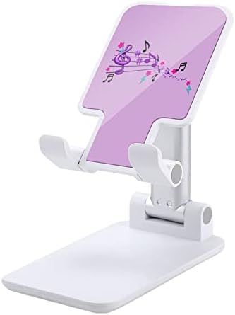 Glazbene note Podesivi postolje za mobilne telefone sklopivi prijenosni tableti za uredske seoske kuće ružičasti stil