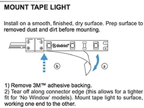 Diodna LED traka od 100 do 12 do 2700 do 16,4 Ft zavojnica od 1,46 vata/ft