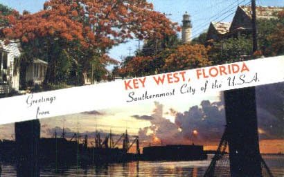 Razglednica Key West, Florida