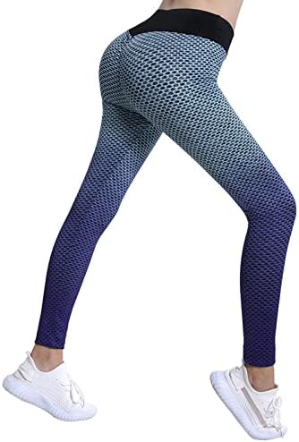 Oplxuo ženske šljokice za dizanje stražnjice gamaše bešavne gamaše visokog struka za vježbanje joge hlače u teretani za vježbanje