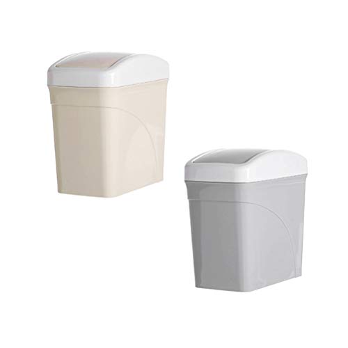 2pcs Mini Stolna kanta za smeće kreativna unutarnja kanta za smeće kutija za odlaganje smeća organizator