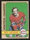 1972-73 Topps 79 Guy Lafleur Montreal Kanađani Hockey Card NM - Kartice za hokej na ploči