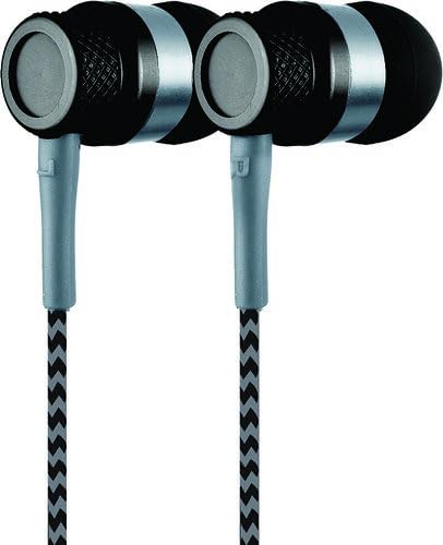 Koby buka izolira metalne ožičene ušice | Ožične slušalice s pletenom žicom bez zapleta | Ugrađeni mikrofon za ušne pupoljke