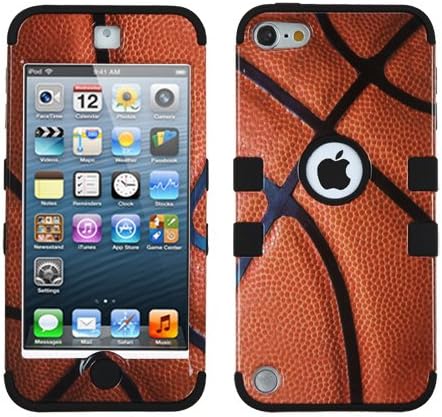 Asmyna kolekcija košarkaških sportova/crni tufski hibridni zaštitni poklopac za iPod touch 5