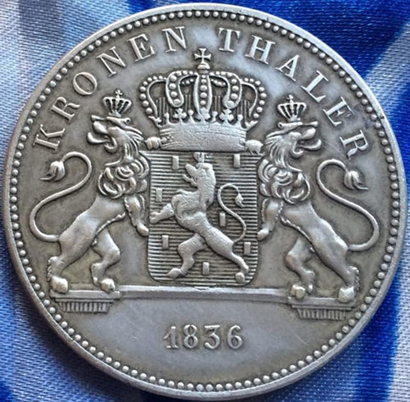 1836. njemački novčići bakreni srebrni kovanice za kovanice za kovanice UPOZORENJE BULJAVNO