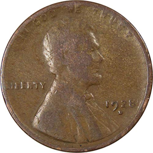 1928. D Lincoln Wheat Cent AG AG O dobrom brončanom peni 1c Kolekcionar kolekcije
