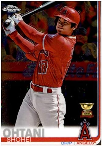 2019 Topps Chrome 1 Shohei Ohtani Los Angeles Angels Baseball Card
