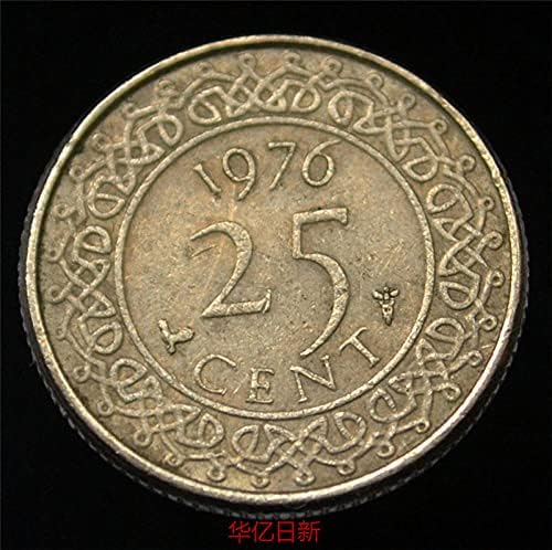 Surinam 25 bodova Coin godišnje slučajni bakar nikla 20 mm američka stara valuta KM14