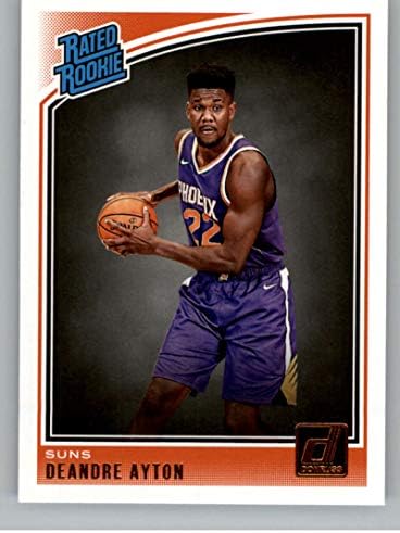 2018-19 Donruss 157 DeAndre Ayton ocijenjeni rookie RC Rookie Phoenix Suns NBA košarkaška trgovačka karta