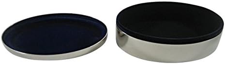 Kiola dizajnira srebrno tonirano urezano ovalno lijevo okrenuto Moose Oval Trinet Box