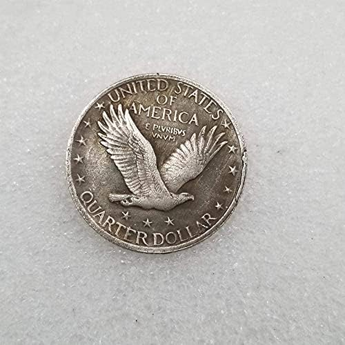 Izazov kovanica Antiknite rukotvorine American 1 Silver Dollar Silver Dollar 1793 Prikupljanje kolekcije kockica inozemnih