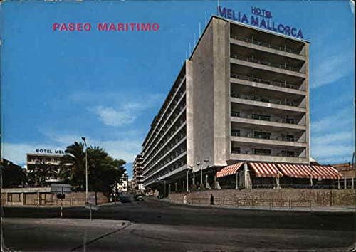 Pomorska šetnica Palma de Mallorca, Španjolska originalna vintage razglednica