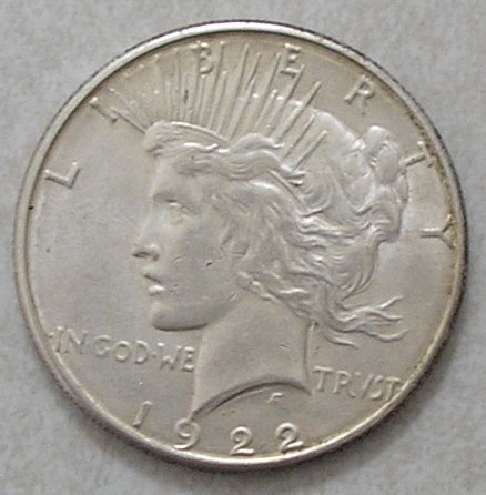 1922. S srebrni dolar mir