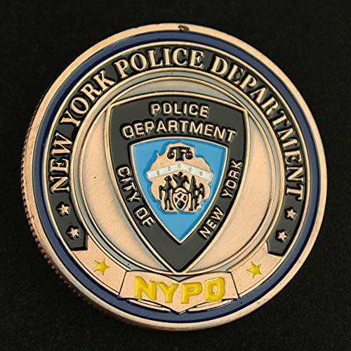 Sjedinjene Države Njujorška policijska uprava Komemorativna kovanica brončana kovanica Saint Micheal uzorak Challenge Coin