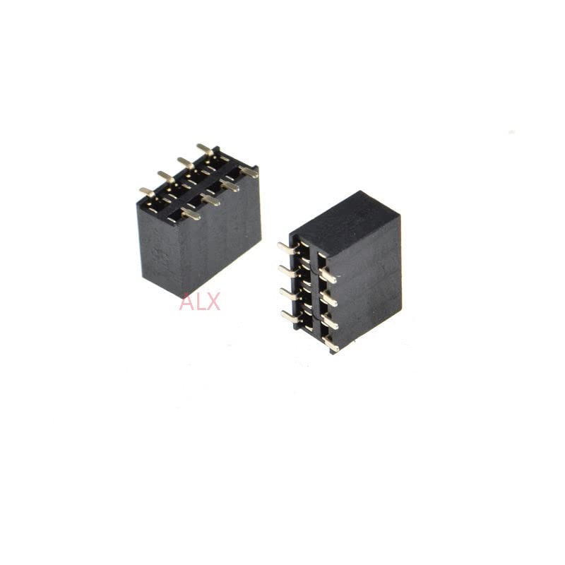 10ШТ SMT SMD 2X4-pinski distichous izravan utični pinski konektor s korak 2,54 mm audio priključka 2 * 4 8PIN 2x4P 2x4pin