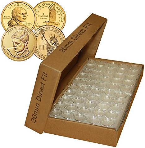 1000 izravnih zračnih prozračnih 26 mm nosača kovanica za predsjedničke $ 1/sacagawea