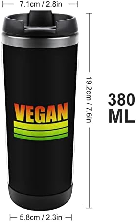 Veganska šalica za kavu za višekratnu upotrebu izolirana putovanja pića šalica šalica vode s poklopcem